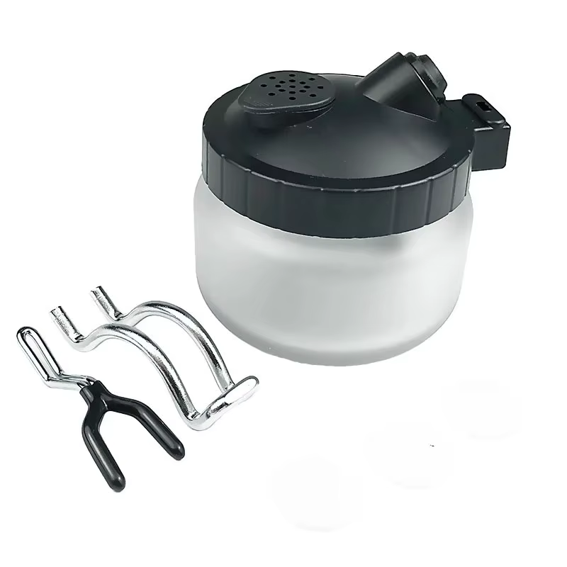 Kit d'outils de nettoyage de odorpulvérisateur conviviale ré, pot de livres d'aérographe, ensemble d