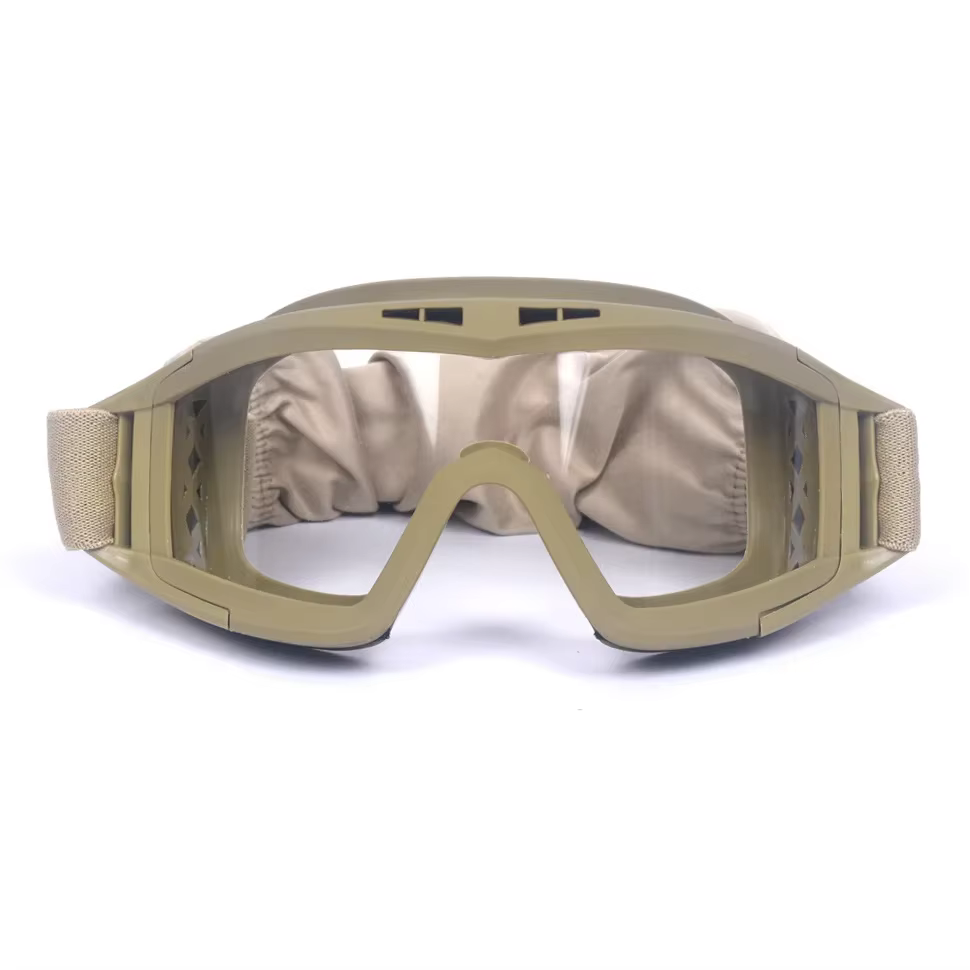 Nouveau Lunettes tactiques Airsoft 3 lentilles coupe-vent anti-poussière tir Motocross moto lunettes