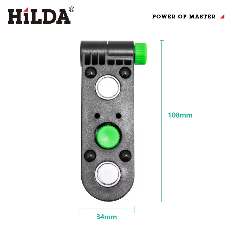 HILDA Mini support mural de niveau laser réglable 180 °   Support mural pour niveaux Laser à filetag
