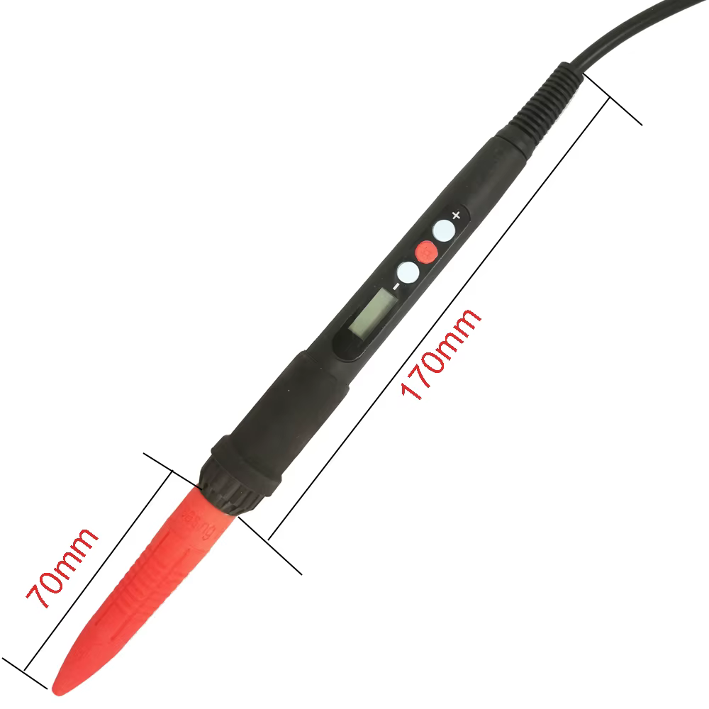 Kit de fer à souder numérique 60W 100V-240V, avec pointes de fer à souder, température réglable, out