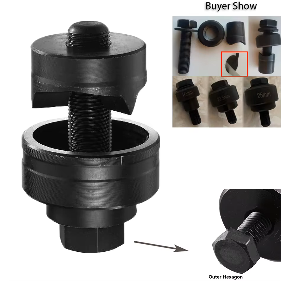 Scies à trous en acier pour tôles de 16 mm à 50 mm, ouvre-trous antidérapant, outils de poinçonnage 