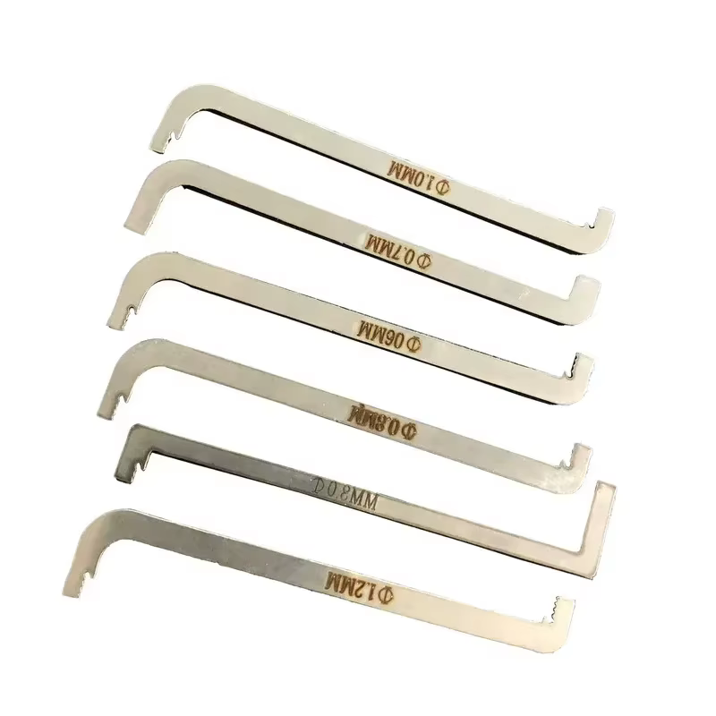 Outil de serrurier 6/7 pièces / kit d'outils de tournage de remplacement / clé à double tête pour se