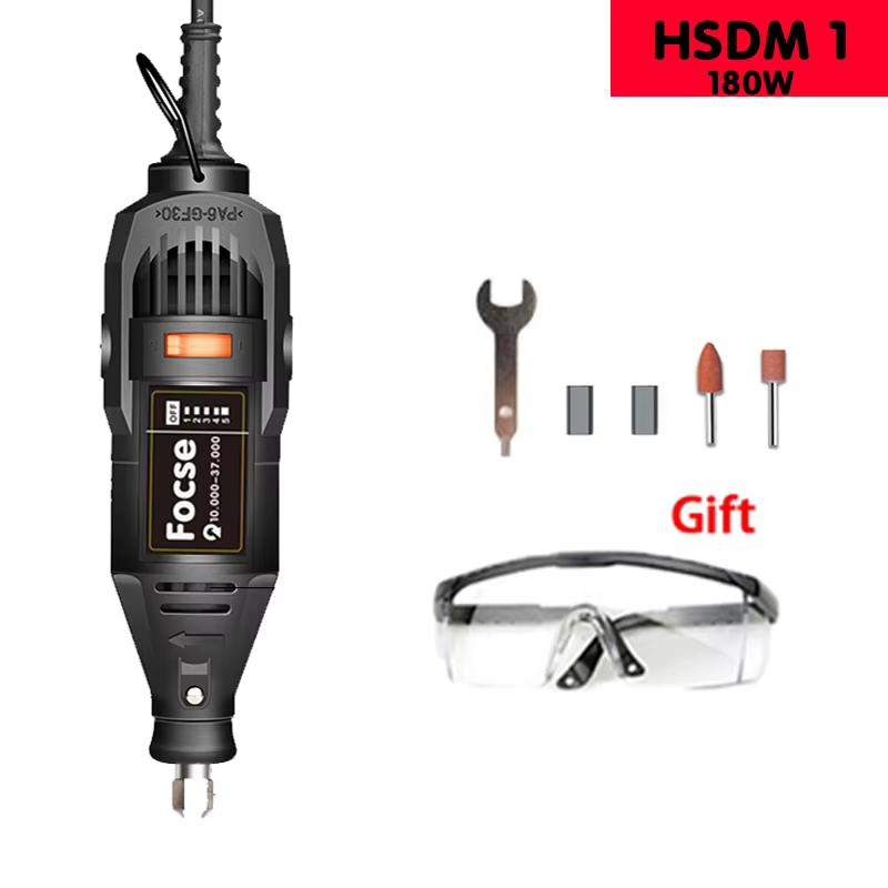 Mini perceuse électrique 180W, graveur, outil rotatif, meuleuse de polissage, vitesse Variable, styl
