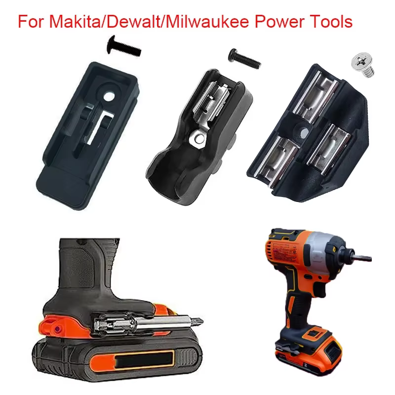 Pour Makita/Dewalt/Milwaukee porte-embout crochet double porte-embout pour accessoires d'outils élec