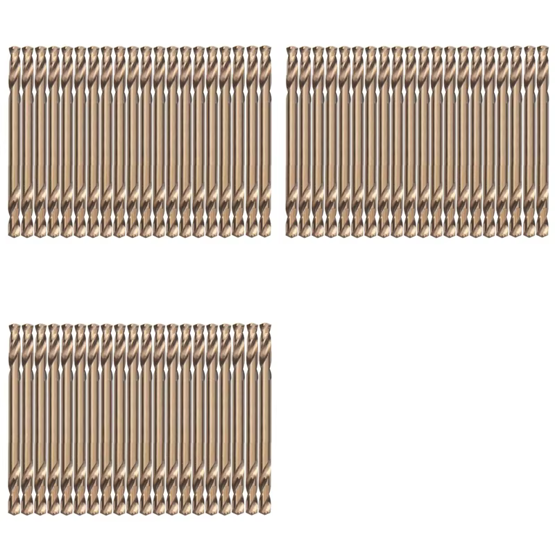 Forets au Cobalt RALCA-3.2Mm (60 pièces), jeu de forets hélicoïdaux à double extrémité en acier rapi