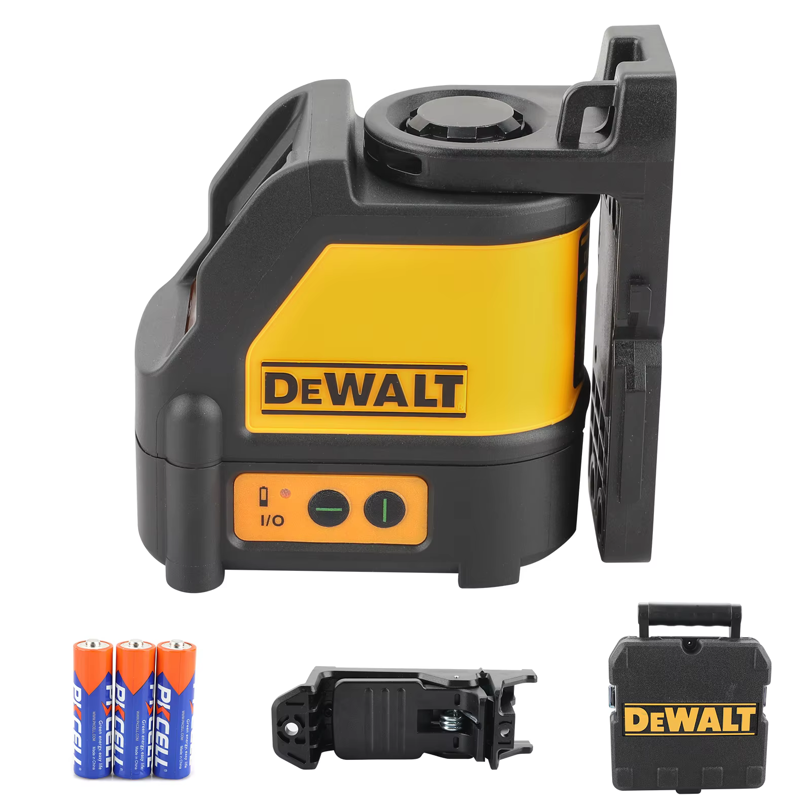 Niveau laser à ligne croisée verte haute précision DEWALT DW088CG, niveau laser vert auto-nivelant p