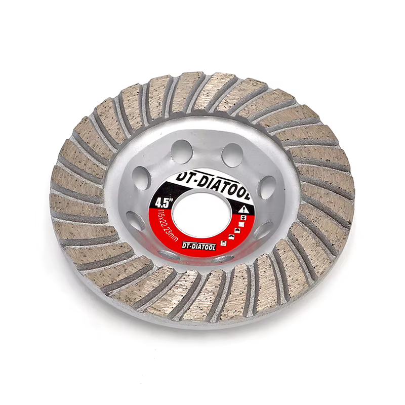 DT-DIATOOL diamant disque de meulage 115mm/4.5 pouces diamant segmenté tasse meule disques pour béto