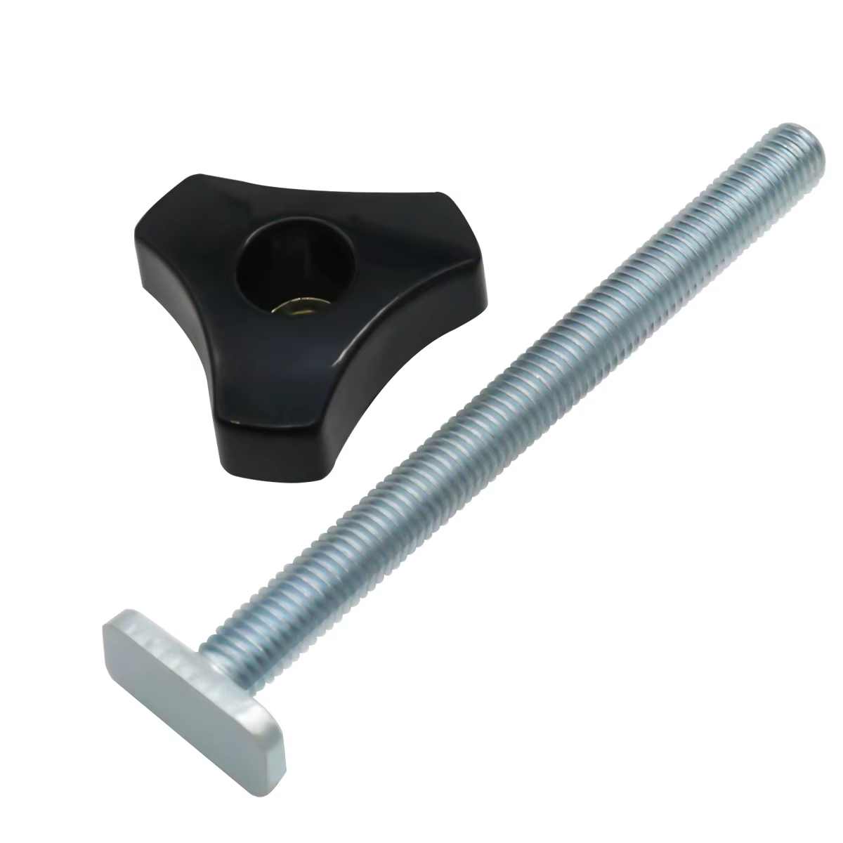 Rail en T pour le travail du bois, outils de menuiserie en alliage d'aluminium, profil double coupé,