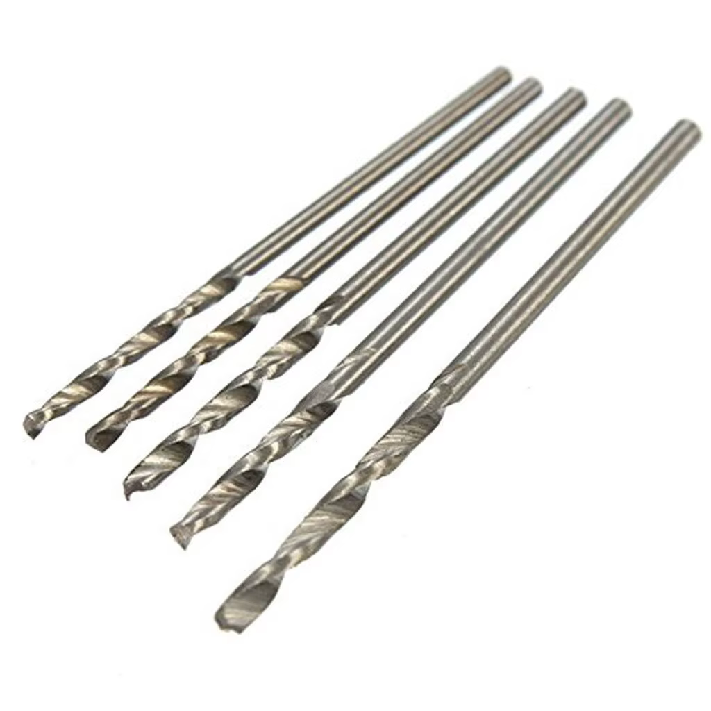 20 pièces/ensemble 0.3mm-1.6mm Mini jeu de forets hélicoïdaux en acier rapide ensemble de forets Mic
