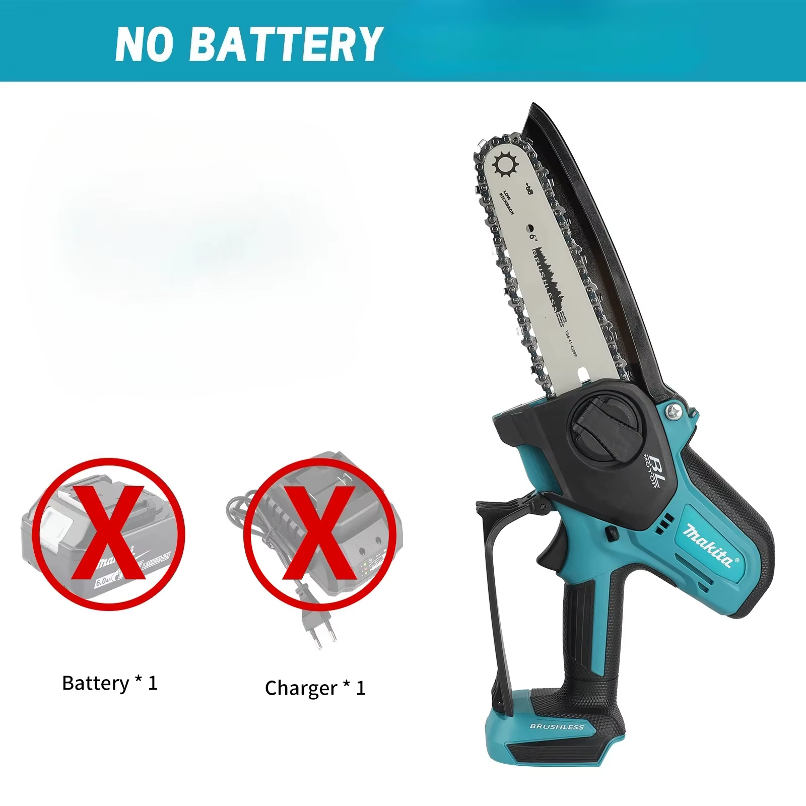 Makita scie à chaîne 8 pouces scie électrique Portable bois tronçonneuse jardin taille bois outil él