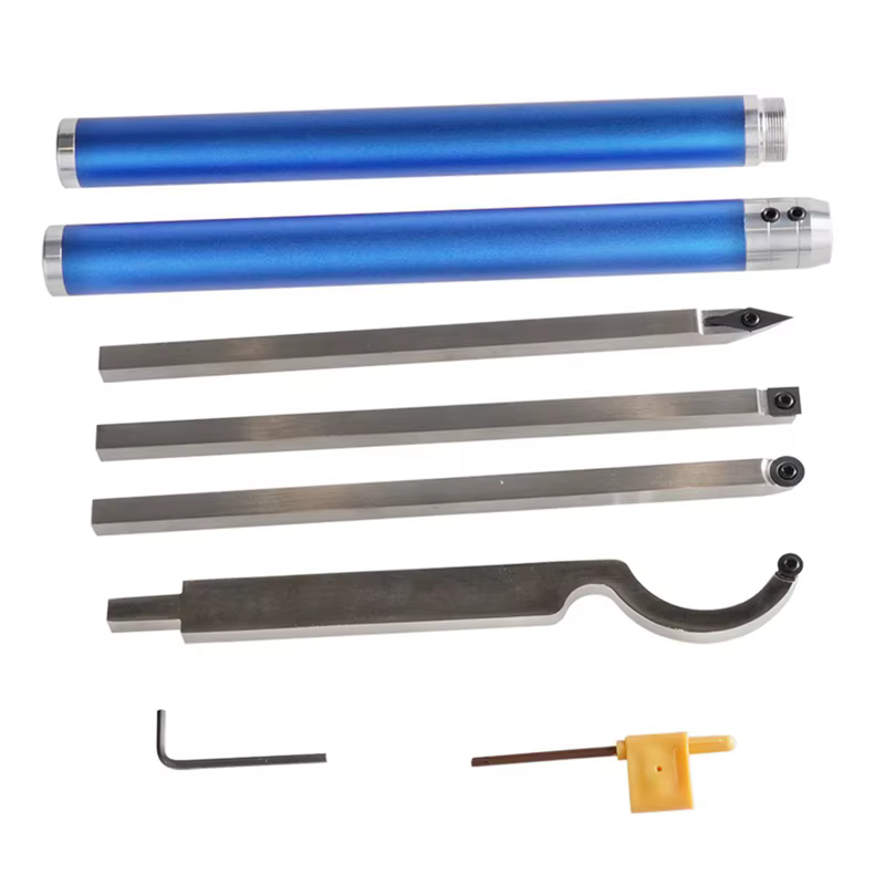 Ensemble d'outils de tournage du bois Interchangeables de lame de tour à 6 pointe en carbure univers