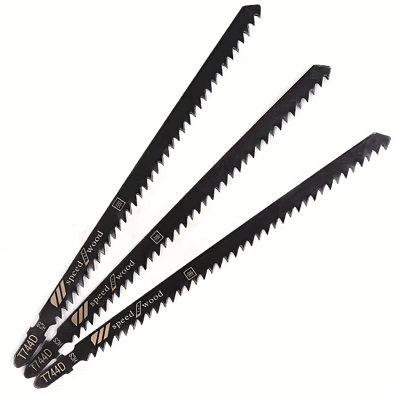 ‌ Lames de scie sauteuse 3 pièces T744D 180 mm – courbes et coupes droites |   Compensé/MDF/Hardwood