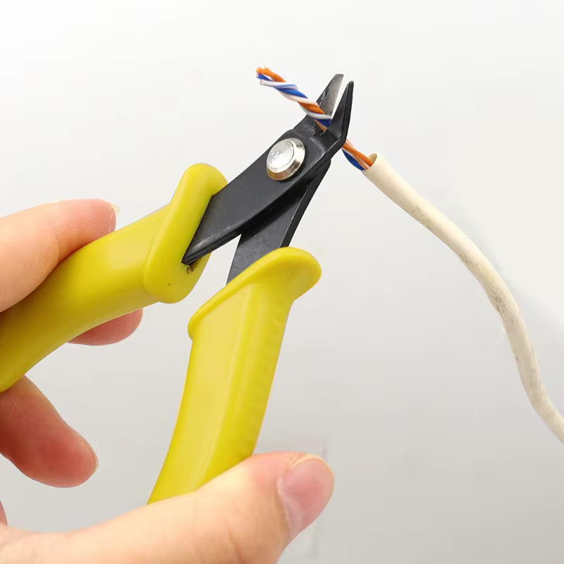 Mini pince à fil affleurante de 3.5 pouces, pince diagonale, pince coupante latérale, nez Oblique, o