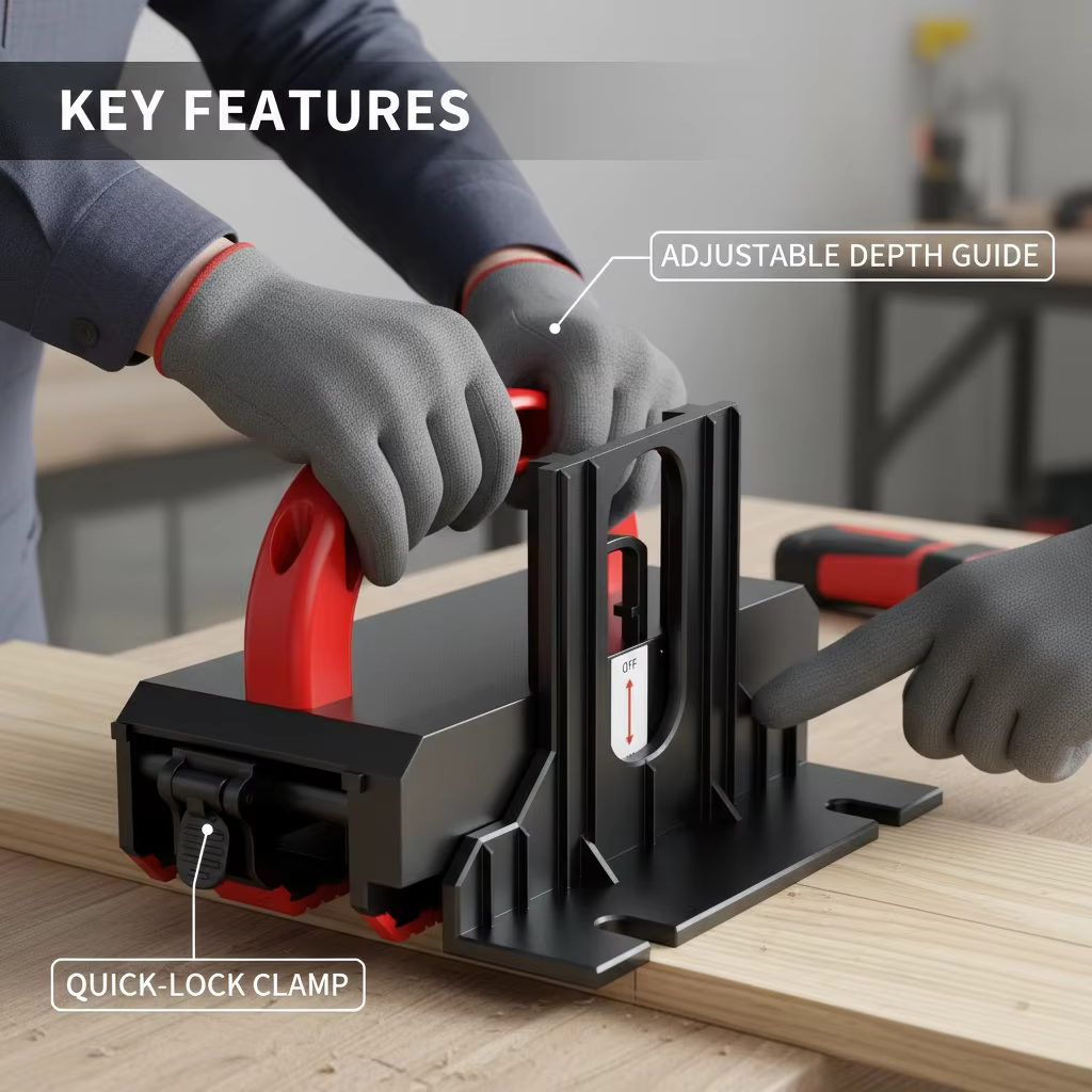Pemedor bloc poussoir pour scie de table bloc poussoir de sécurité accessoires de travail du bois po