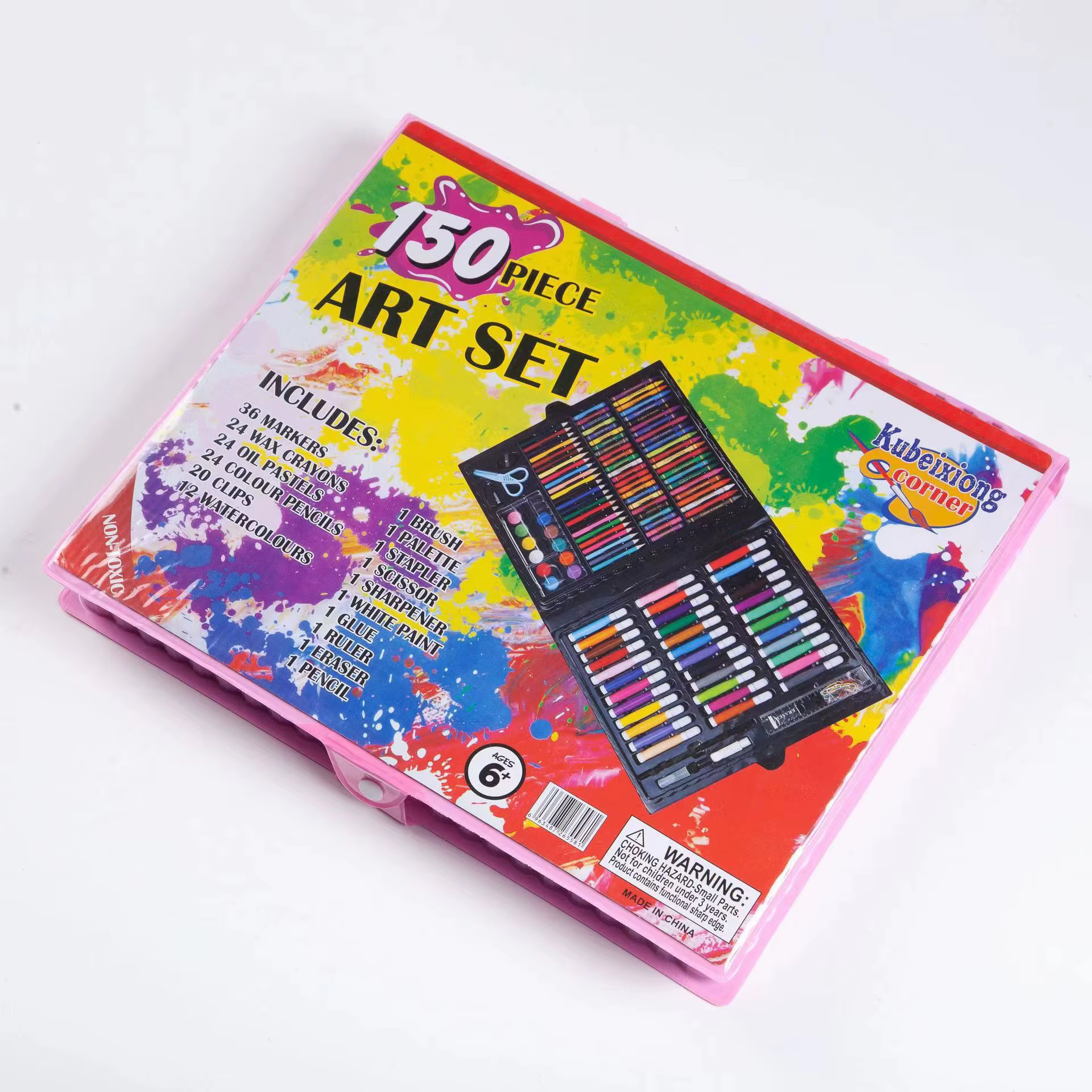Kit d'outils de dessin pour enfants, ensemble d'art, marqueurs aquarelle, Crayons, ensemble de dessi