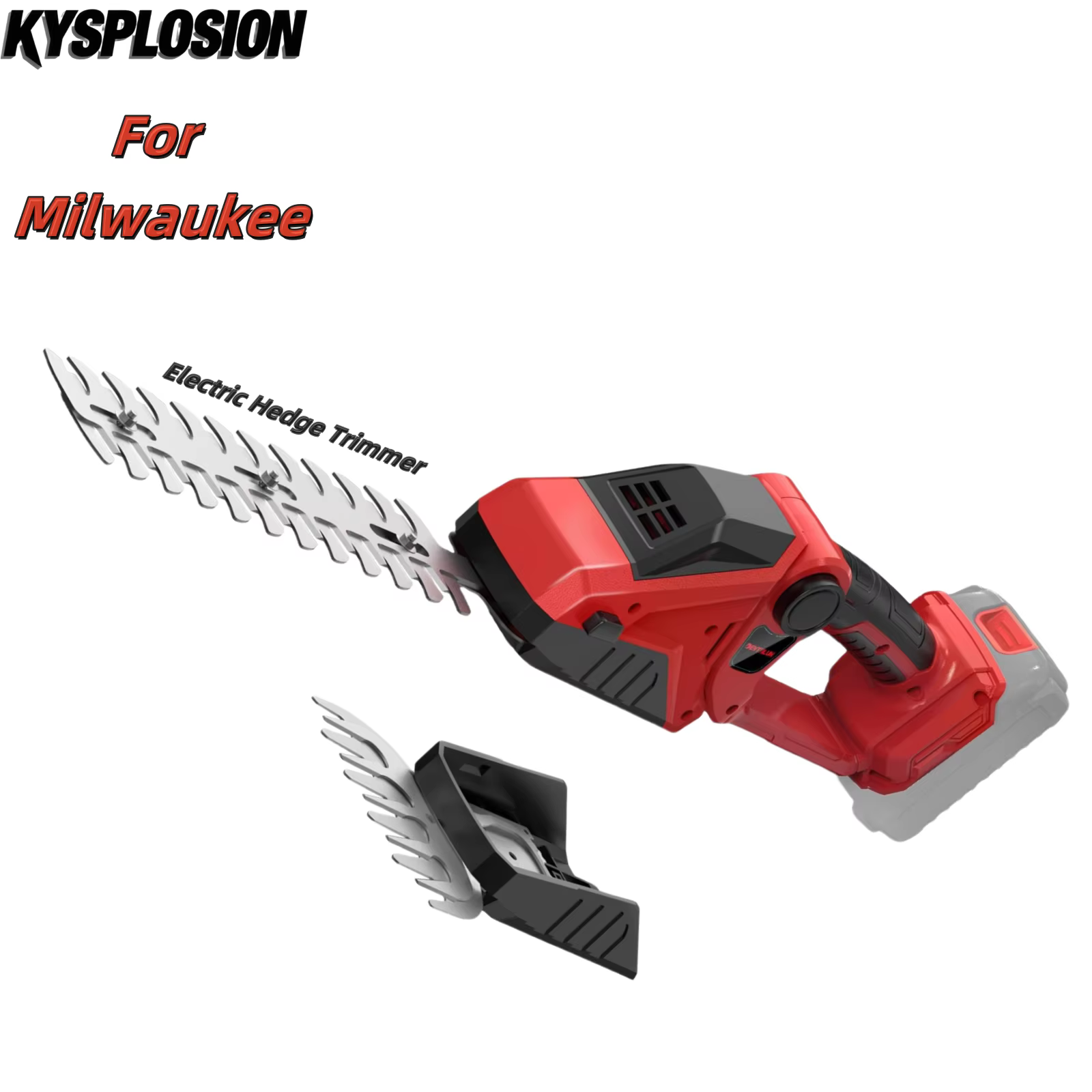 Taille-haie sans fil pour Milwaukee M18 batterie 2200 tr/min Mini cisailles à gazon 2 en 1 taille-ha