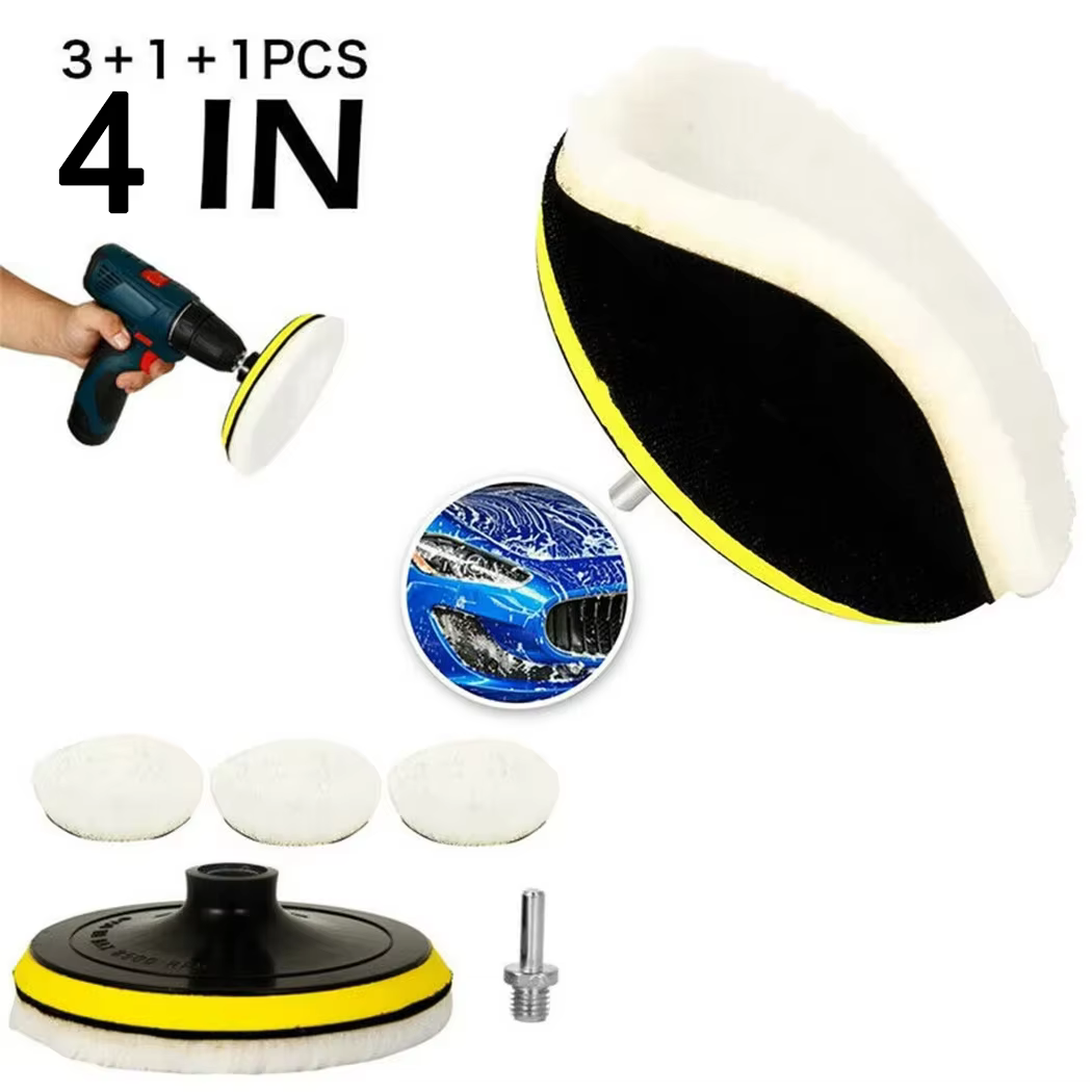 Disques de polissage de 4 pouces pour perceuse électrique, polisseuse, accessoire de ponçage et de l