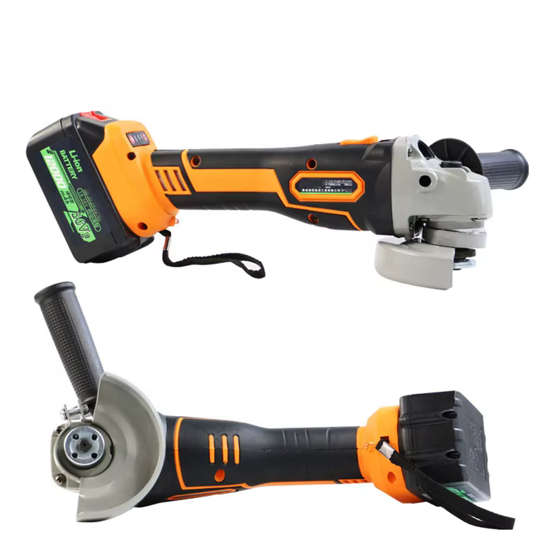 Ponceuse d'angle électrique sans fil 18V professionnelle portable, outil de meulage et polisseuse, p