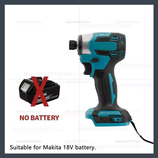 Perceuse à percussion sans fil 18V, outils électriques rechargeables, visseuses 1800 tr/min, idéale 