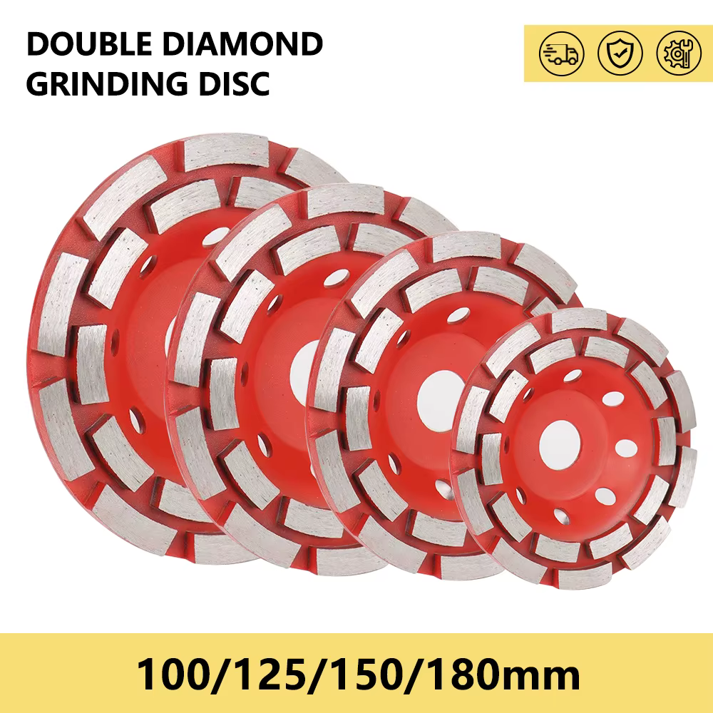 Disque de meulage diamant 100/115/125 /180MM, Double meule pour le meulage et le polissage de la pie