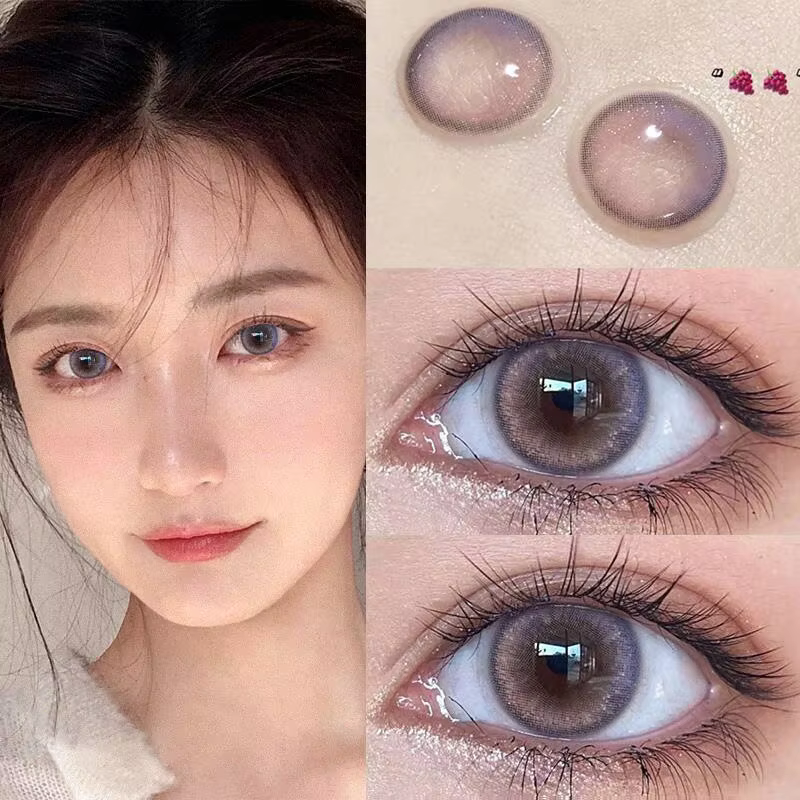 Lentilles de Contact souples pour les yeux degrés 2 pièce/paire myopie Prescription beauté élève Nat