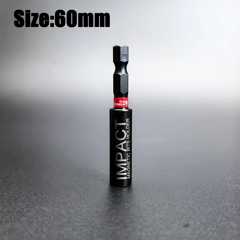 Tige d'extension magnétique à impact 60/75/100/150 mm, support pour embouts de perceuse, hexagone 1/