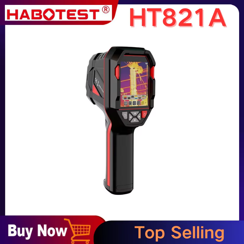 Caméra thermique rechargeable HABOTEST HT821A -20 ℃ ~550 ℃   Imagerie thermique portative étanche, a