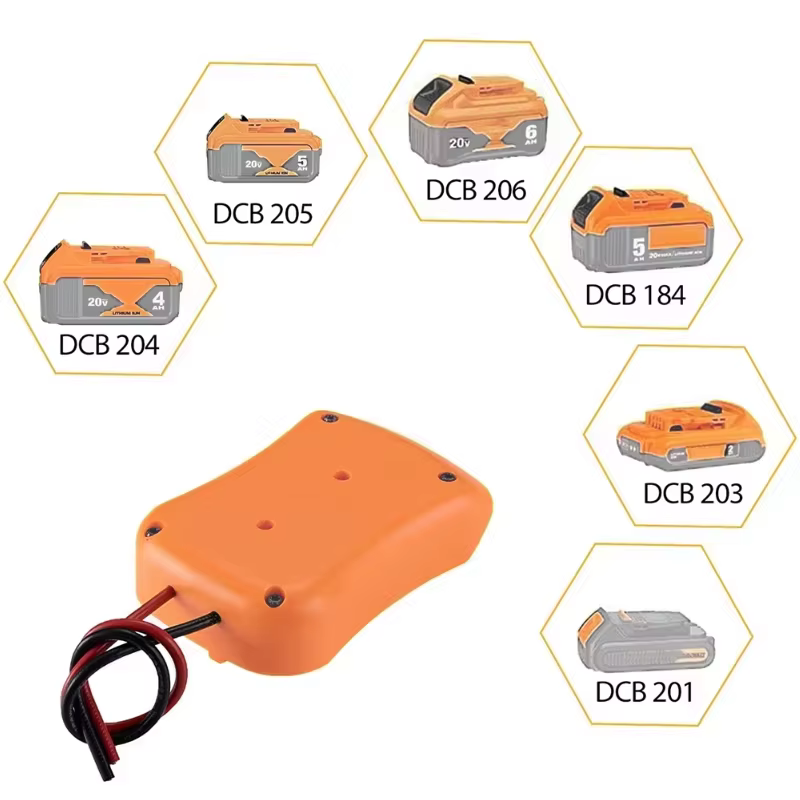 Adaptateur de batterie pour Makita/Bosch/Milwaukee/Dewalt, adaptateur de batterie 18V, connecteur d'