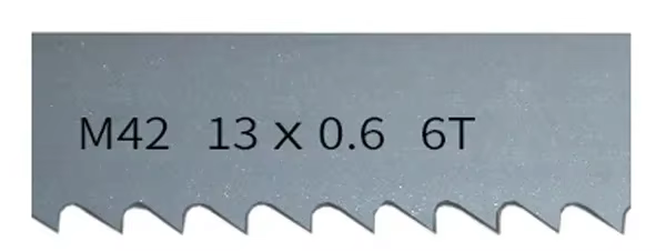 Lame de scie à ruban 2240 1425 1140 1435mm longueur 13x0.65mm avec 6 10 14 TPI M42 Bi métal pour cou