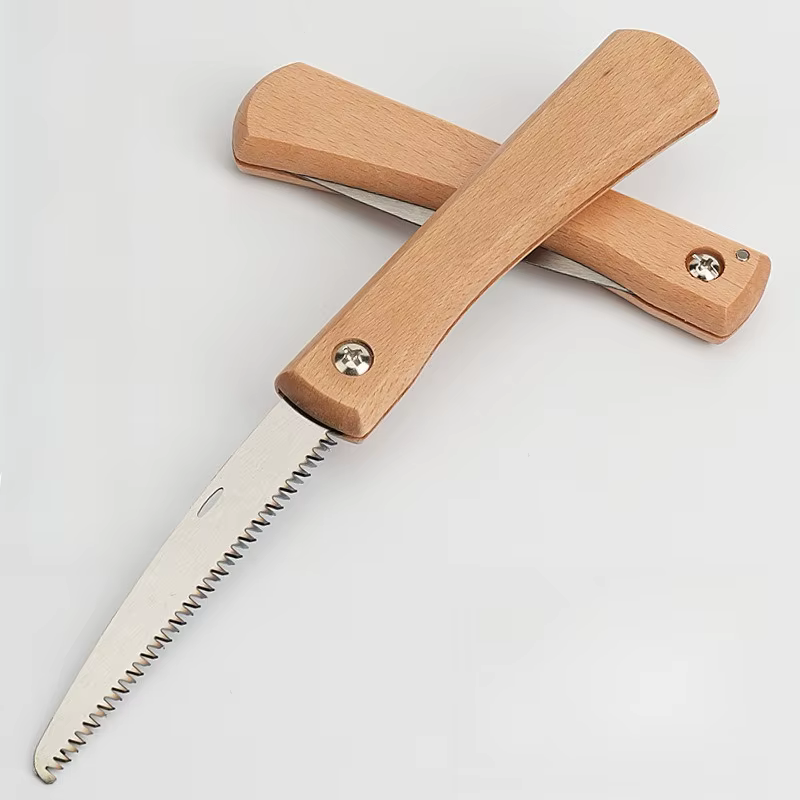 Mini scie à main pliable - Scie de poche portable pour le travail du bois et les projets de bricolag