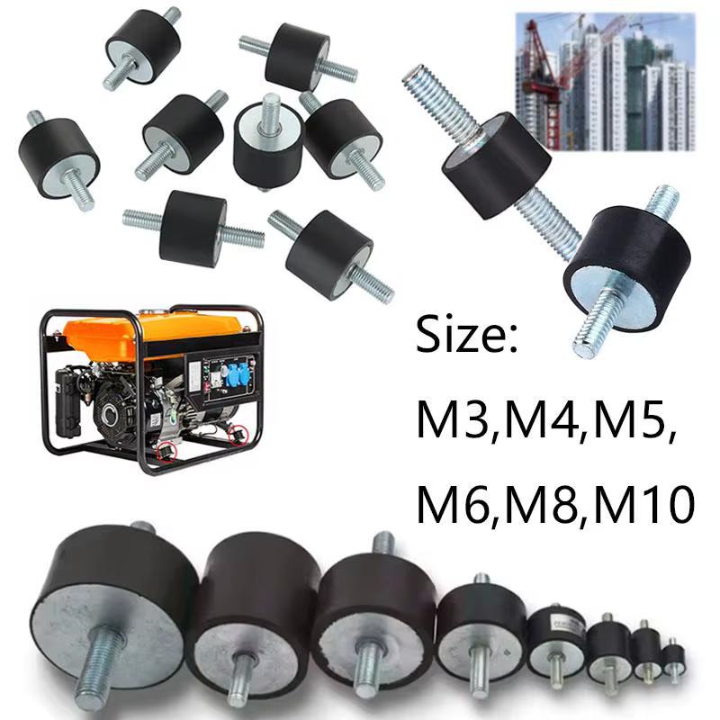 4/8 pièces Anti Vibration Silentblock bateau voiture canette supports en caoutchouc outils mâles M3 
