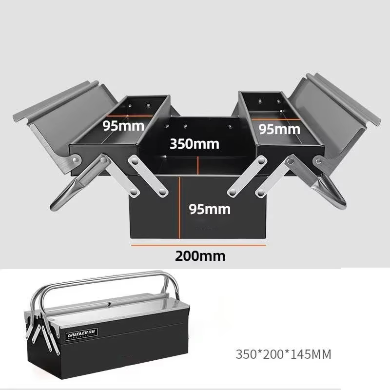 Boîte de rangement multifonctionnelle pour pièces d'électricien, boîtes à outils, outils de mécanici