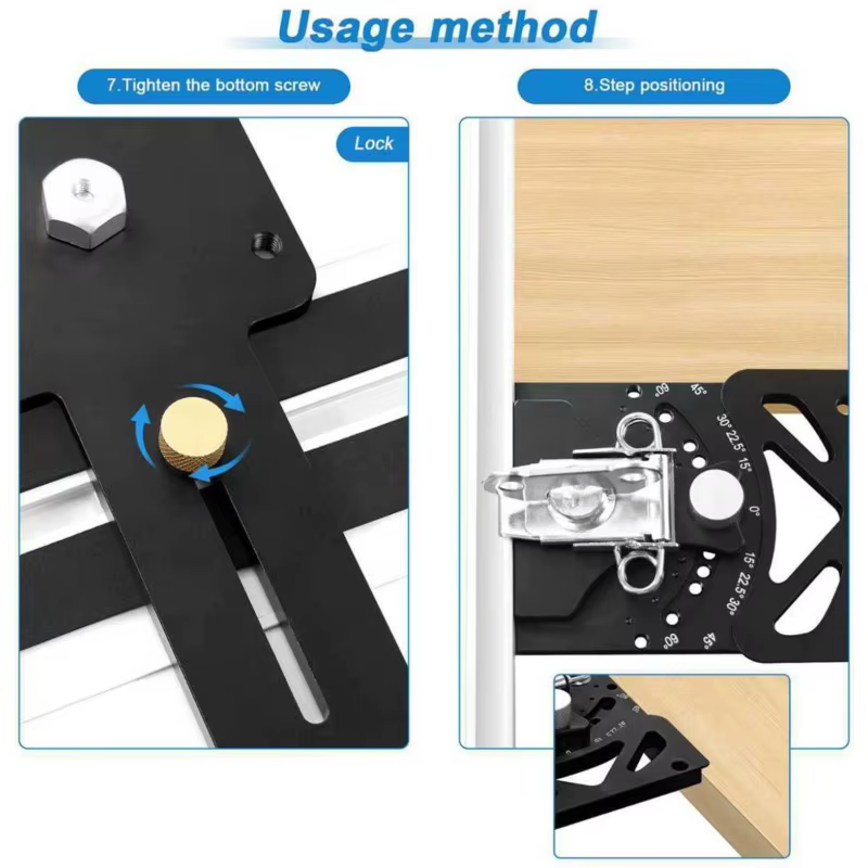 Scie à onglet à angle réglable BSEVB pour le travail du bois, compatible avec Festool et