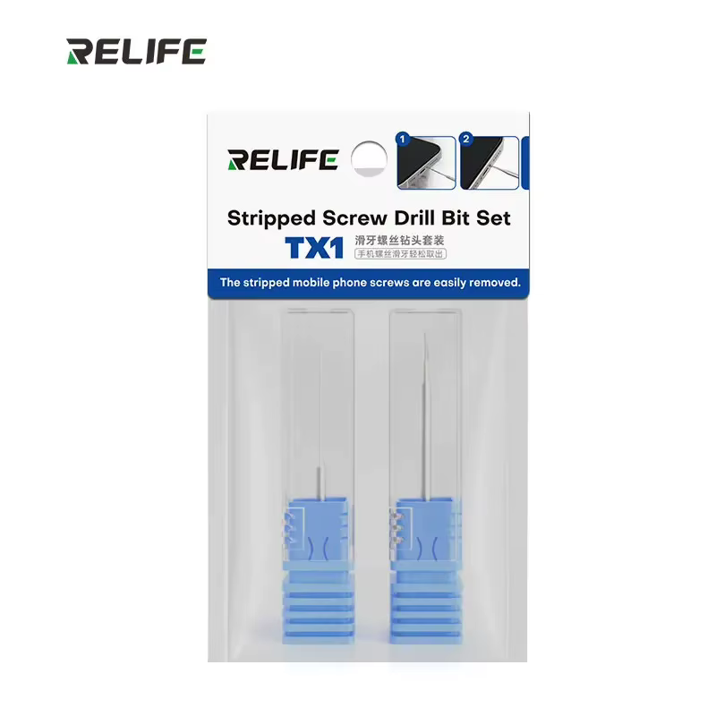 RELIFE TX1 foret coulissant de perçage en alliage pour la réparation de téléphone portable outil d'e