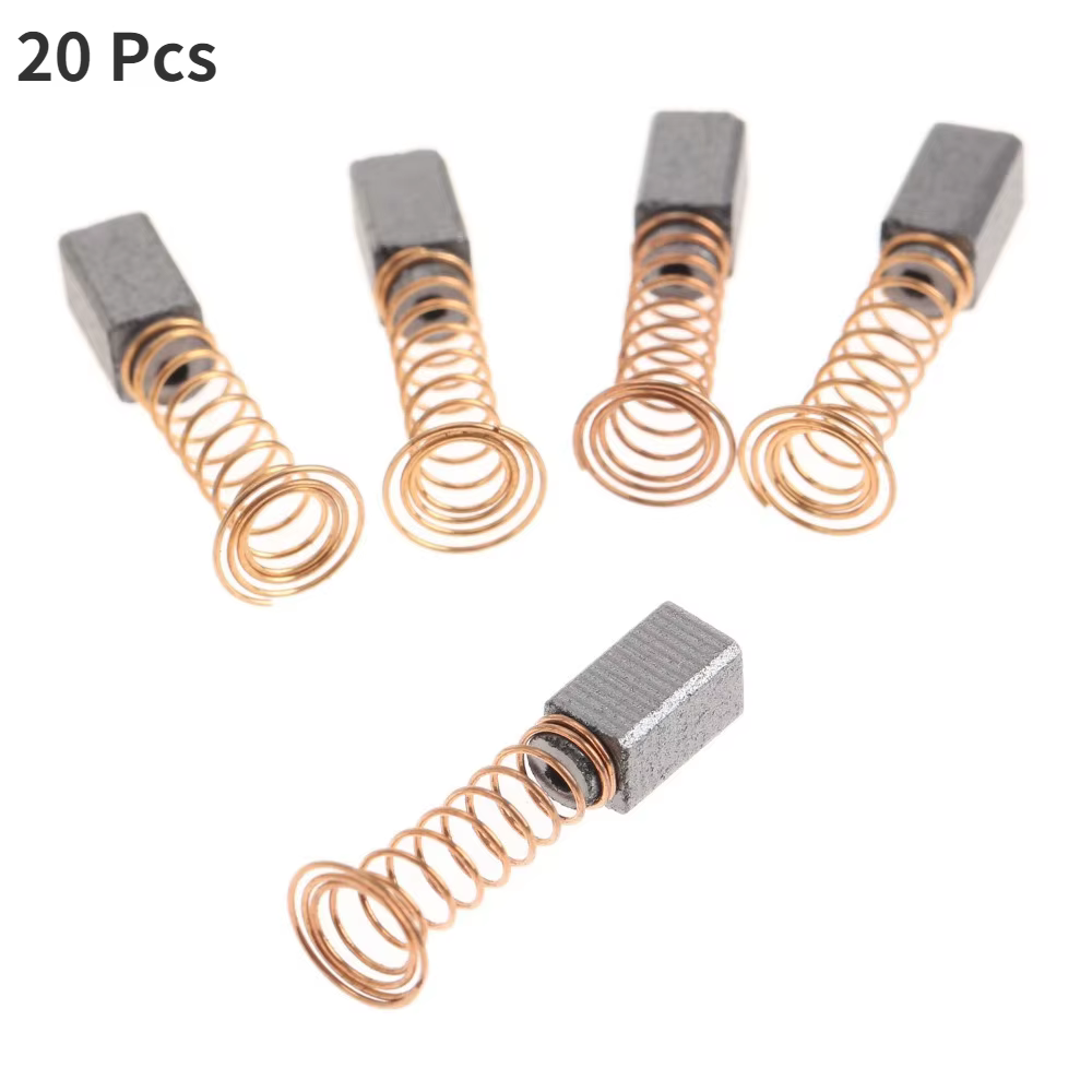 Brosse en carbone pour Mini perceuse, 20 pièces, pièces d'outils rotatifs Dremel pour moteur électri