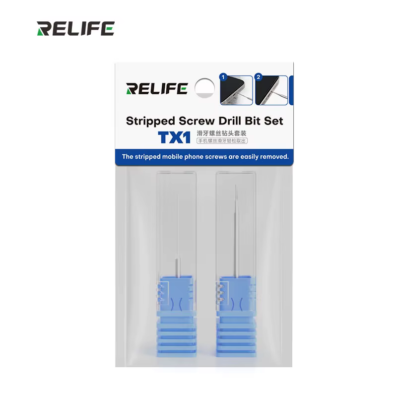 RELIFE TX1 jeu de forets à vis à filetage coulissant forte Force de verrouillage sans filetage gliss
