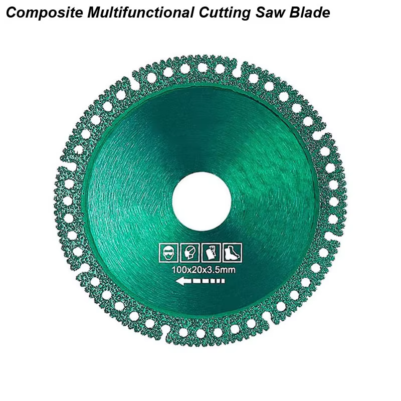 Lame de scie à coupe multifonctionnelle Composite, disque circulaire, diamant, carreaux de céramique