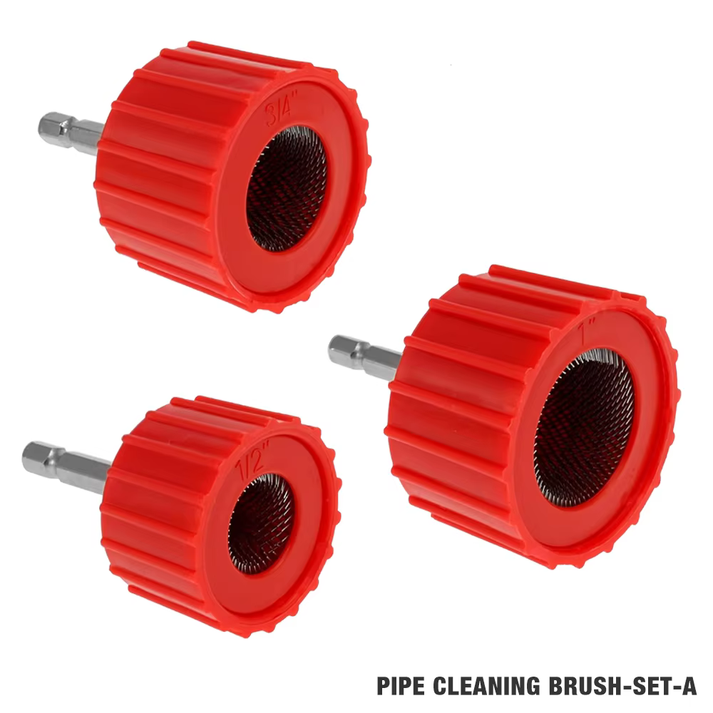 3/9/15 pièces meuleuse de tuyaux en métal,brosse de nettoyage de tuyaux en cuivre,outils de meulage/