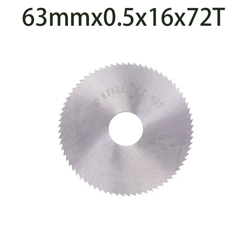 Lame de scie circulaire en acier HSS pour machine à découper CNC, outil de coupe en métal et PVC, W6