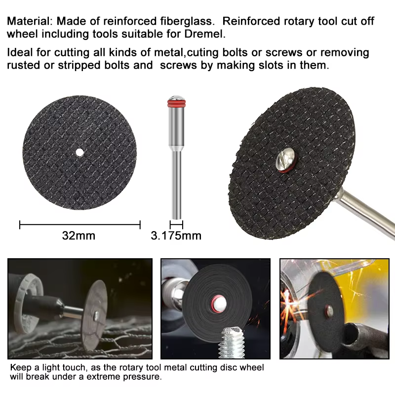 CMCP 101/102 pièces disque de coupe en métal pour meuleuse Dremel outil rotatif lame de scie circula