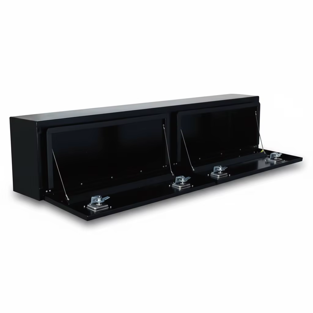 Boîte à outils pour camion, 90 x 12 x 16 pouces, boîte de rangement en acier de 1,5 mm, boîte de tra