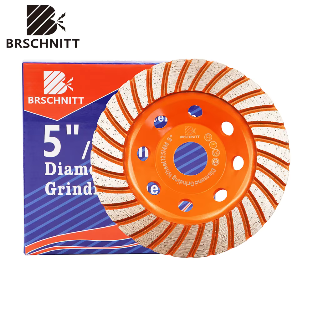 BRSCHNITT diamant meule diamant disque de ponçage 1pc 125mm pour disque de meulage béton maçonnerie 