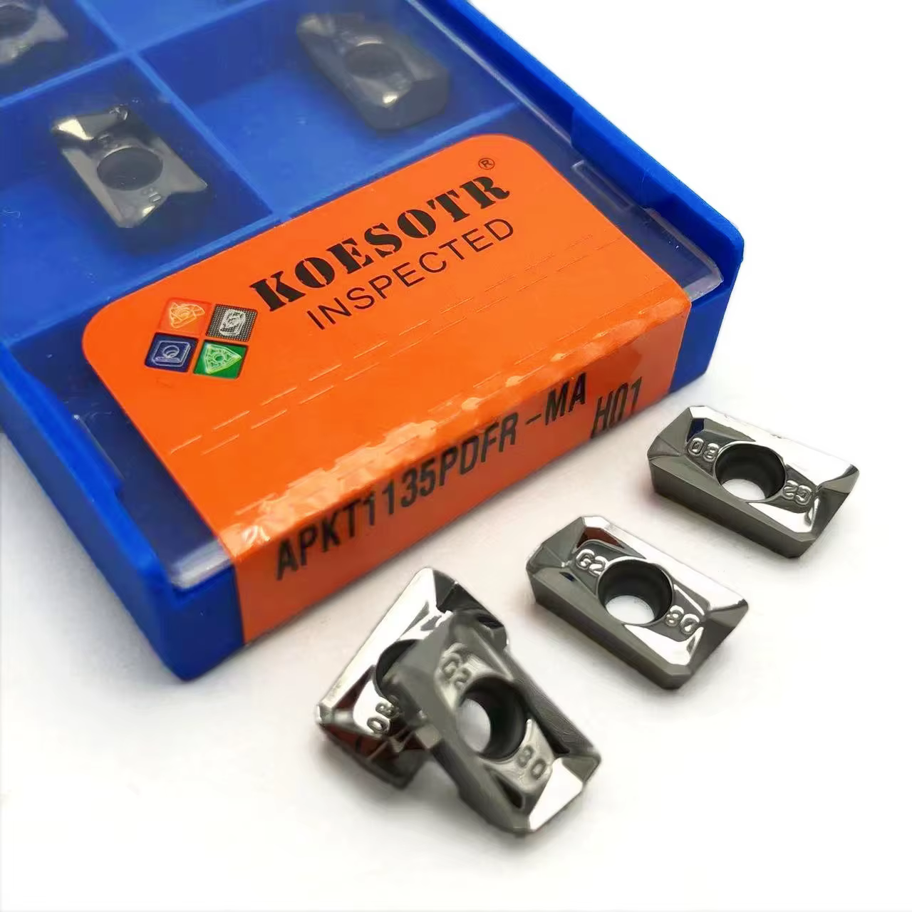 Outil de tournage interne APKT1135PDFR-MA H01 pour l'aluminium, outil de tournage APKT1135 R0.8, out