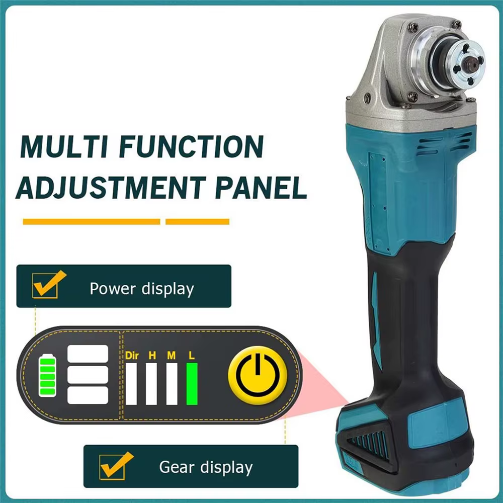 Podofo 125mm M14 meuleuse d'angle sans brosse Machine de découpe électrique portable maison polissag