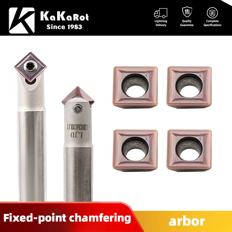 Kakarot 45 degrés point fixe chanfreinage Machine-outil support blanc CNC tour coupe adapté pour SPM