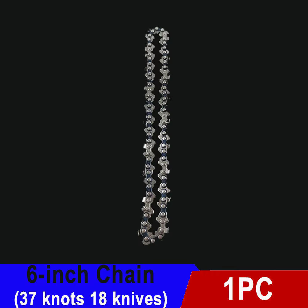 Chaîne de scie 6 "pour Mini tronçonneuse Mini chaînes de tronçonneuse en acier tronçonneuses électri