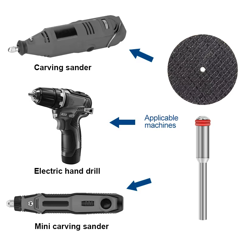 CMCP 101/102 pièces disque de coupe en métal pour meuleuse Dremel outil rotatif lame de scie circula