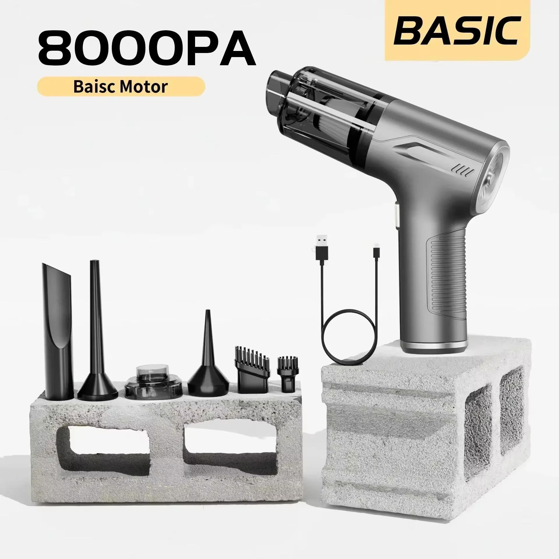 CENRR 98000PA puissant Mini aspirateur de voiture sans fil nettoyeur de voiture sans fil aspirateur