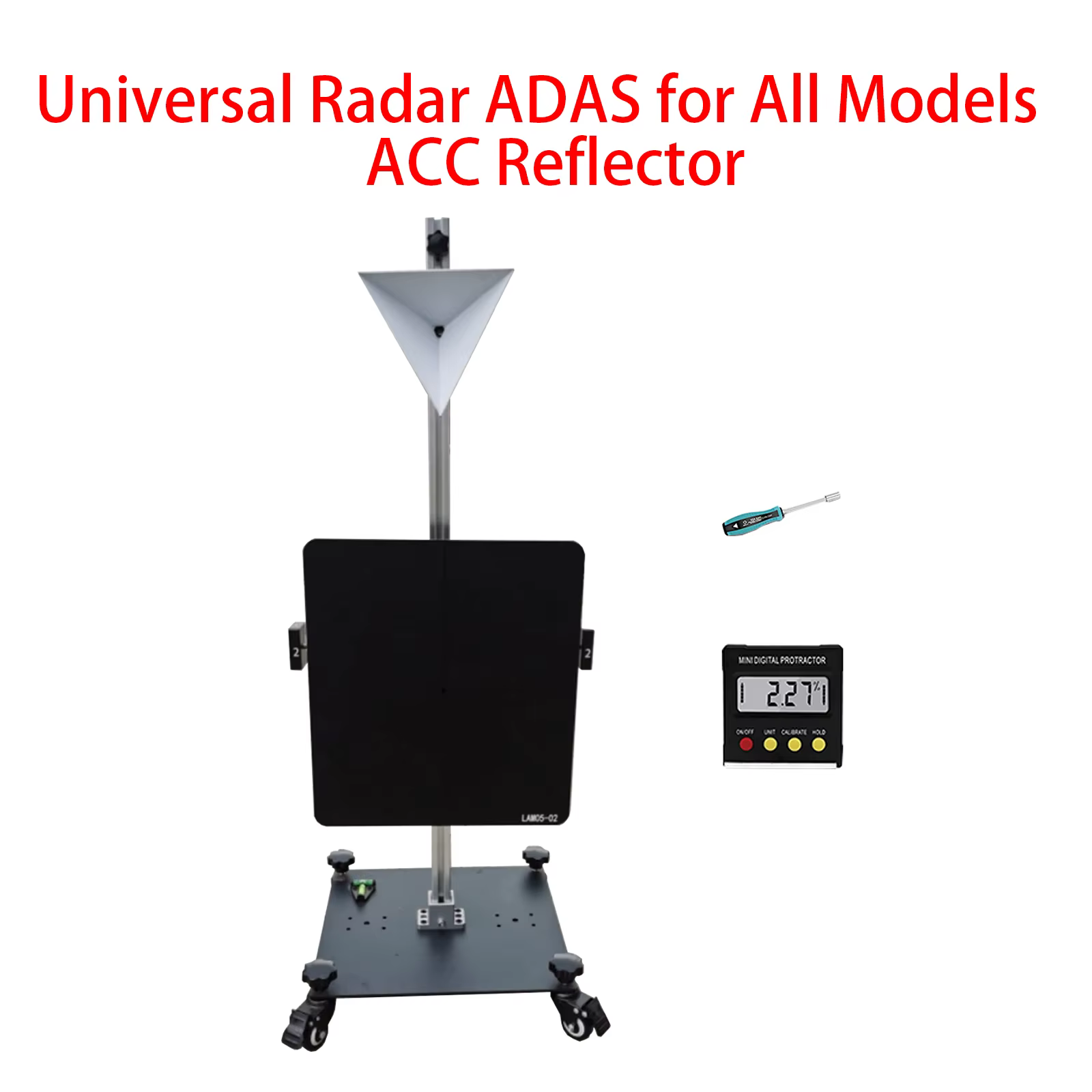 Outil universel de calibrage de réflecteur radar ACC ADAS