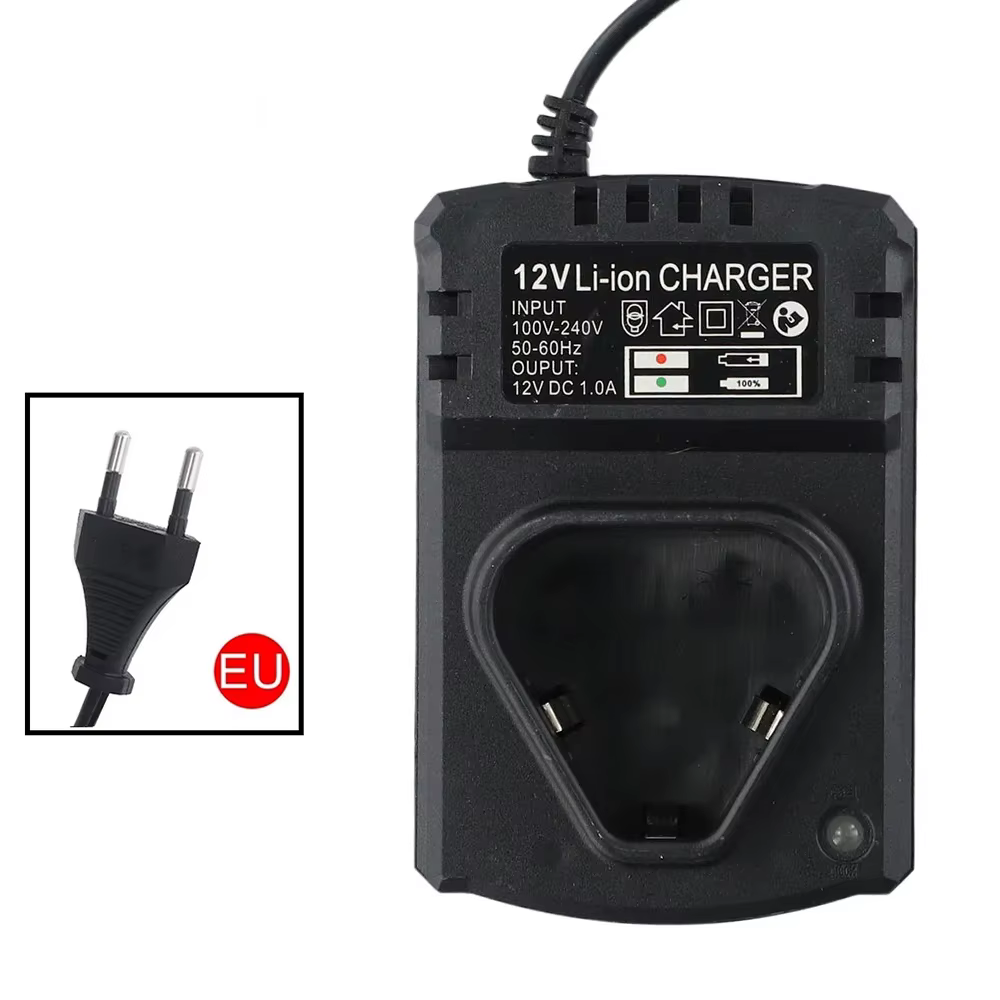 Chargeur de perceuse électrique universel DC US/EU li-lon, Support de chargeur Rechargeable 100-240V